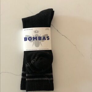 Bombas Men's Black Athletic Socks